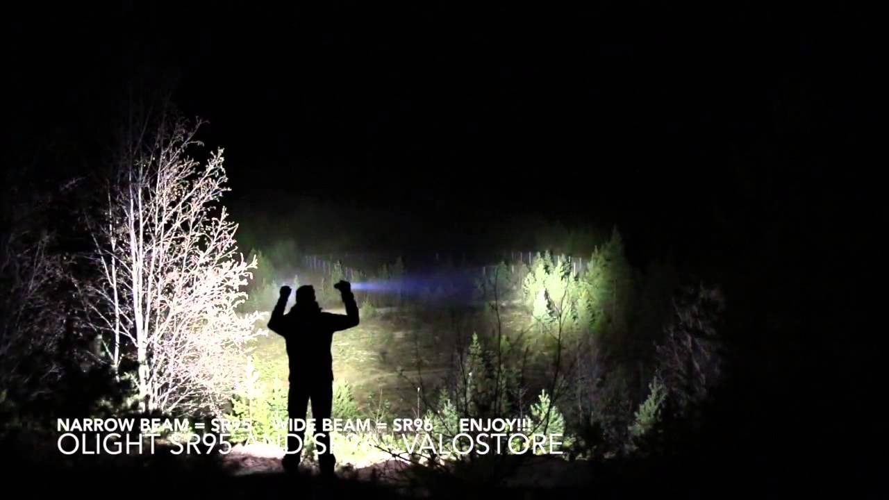 Olight SR95 vs SR96 Intimidator, LED-handlampor