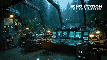 Echo Station | Deep Sci-Fi Outpost Ambience for Focus & Calm [4K]