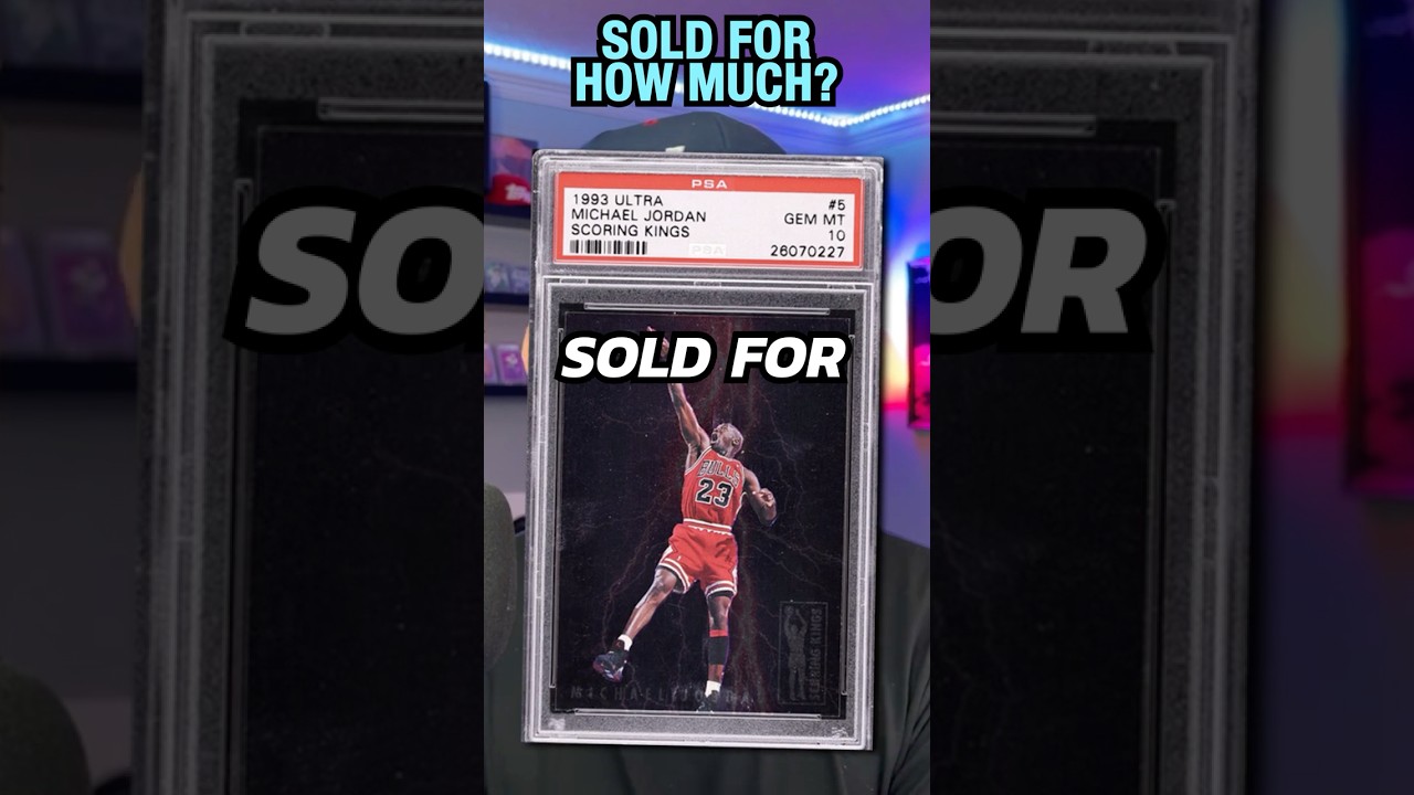 1993 Ultra Scoring Kings Michael Jordan Basketball Card Insert 