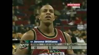 Jerome Williams 26 Points 3 Stls @ Toronto, 1999-2000.