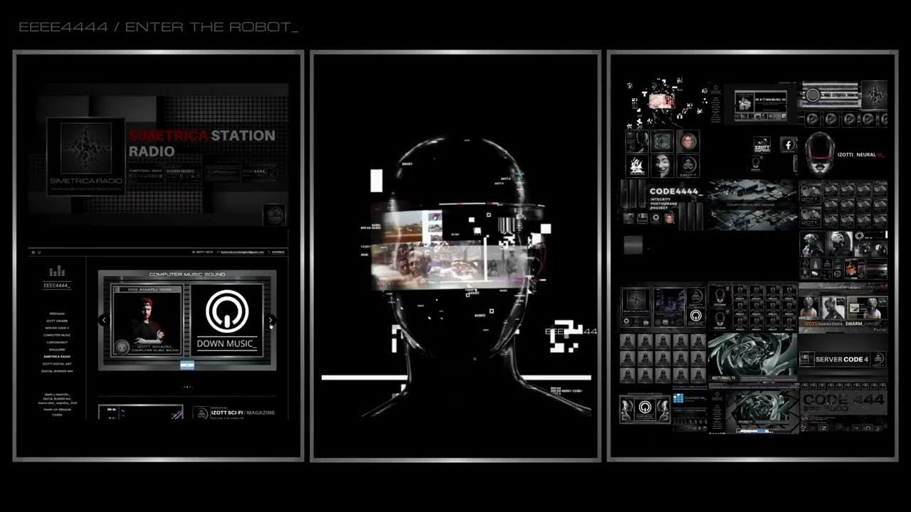 EEEE4444 ENTER THE ROBOT / #EEEE4444