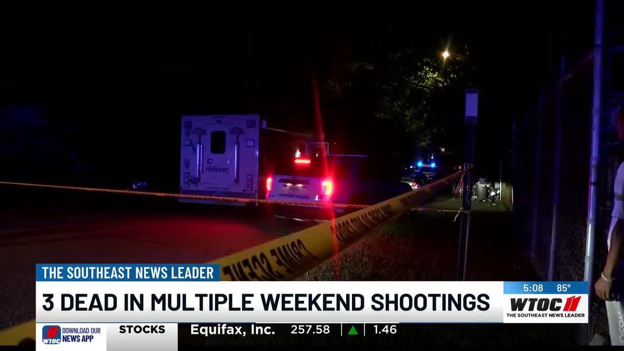 3 dead in multiple weekend shootings - YouTube