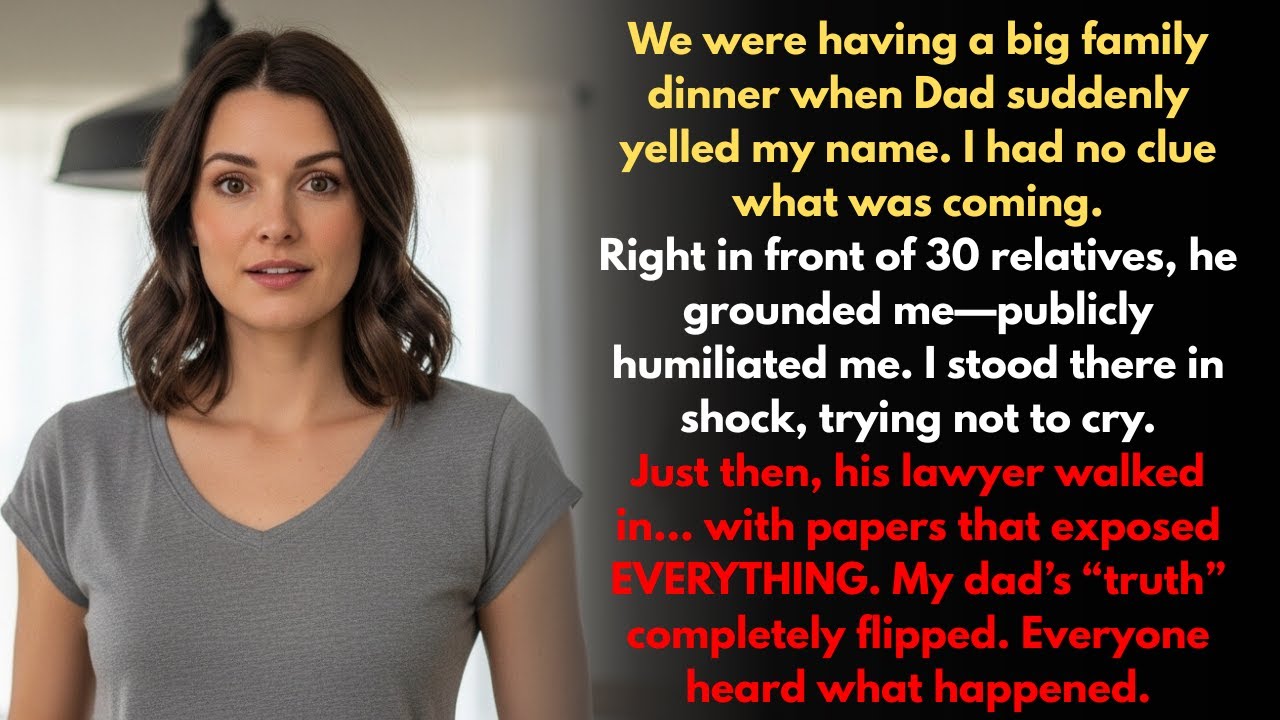My Dad Grounded Me In Front Of 30 Relatives—Then His Lawyer Walked In With The Truth