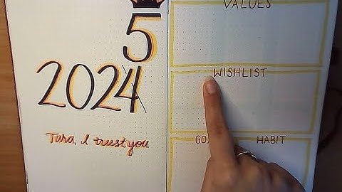 ASMR: Starting my 2025 Bullet Journal ✨(2024 Reflections, 2025 Goal Setting, and January spread)