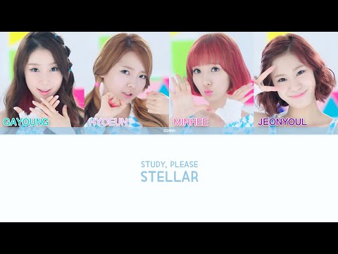 Stellar (스텔라) - Study, Please (공부하세요) Color Coded Lyrics 가사(Han/Rom/Eng)