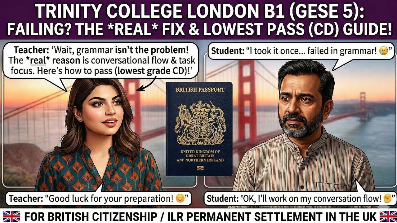 Тест по английскому языку уровня B1 (GESE, оценка 5) | SELT (британское гражданство) | Тринити-ко...