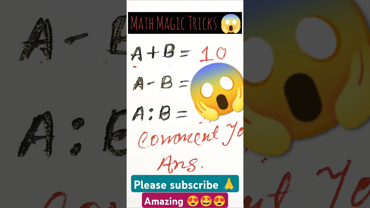 Math Magic Tricks 😱💪😱।। 