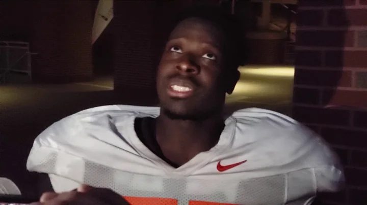 Marcus Keyes talks with the media - Nov. 19, 2019