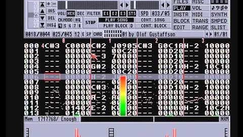 OctaMED Pro v4.00 Amiga - Pinball Fantasies Main Theme