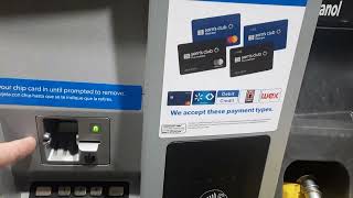 Cool features at Sam's Club gas station 