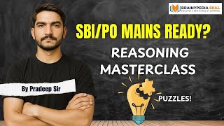 Prelims Level Puzzles for Banking Reasoning | Master Class by Pradeep Sir #rrbntpc