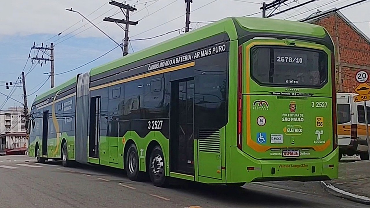 Novos E-Millennium O500UDA Eletra da Metrópole Paulista no segundo dia de operação