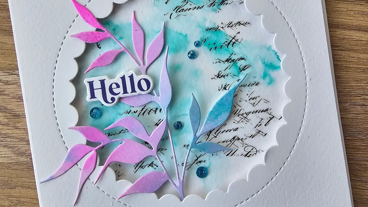 MIXING CARD MAKING WITH RUB-ONS 😍 #49andmarket ##pennyblack #quickcards #artandcraft 