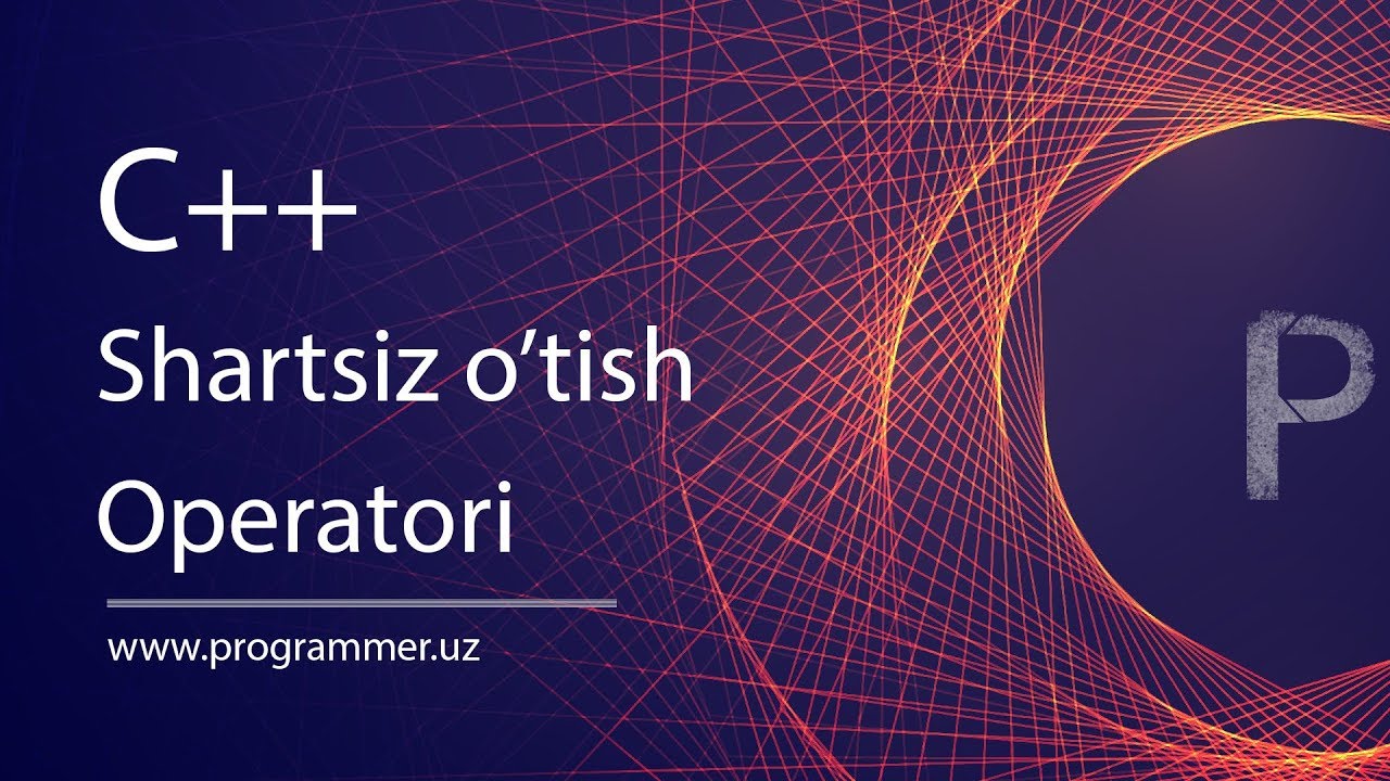 Shartsiz o'tish operatori
