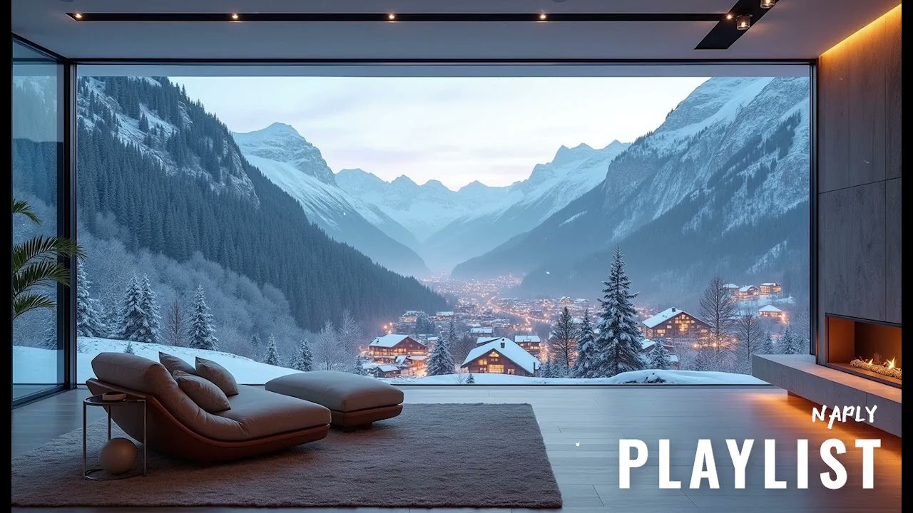 𝐏𝐥𝐚𝐲𝐥𝐢𝐬𝐭🎧 (가사x) 그냥 틀어두세요. 평화로운 겨울 풍경 속에서 듣는 재즈 플레이리스트 ☕ | Starbucks Jazz Piano Music | 카페, 매장, 라운지음악