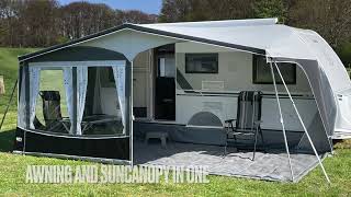 Walker Pioneer 240 - awning and canopy in one