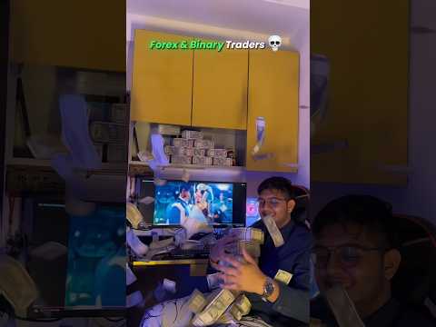 Options Traders Vs Binary & Forex Traders 💸💹 #binary #trading