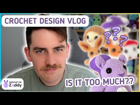 Planning and creating my designs for the rest of the year (Part 1) ✨ crochet vlog | Crochetmezaddy