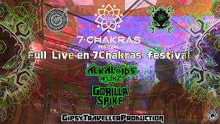 Alkaloids432hz Live at 7Chakras Festival ft. Gorilla Spike on the mic (ending set) | Obsidian stage