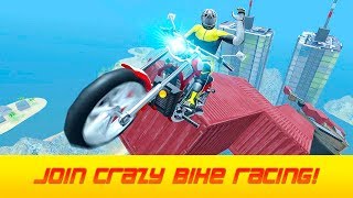 Impossible Motor Bike Sky Tracks Racing 3D - Gameplay Android game - motorcycle driving game screenshot 5