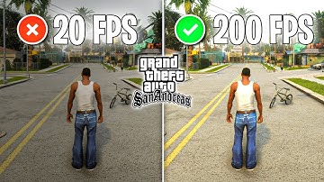 GTA San Andreas Lag Fix in Mods 🔧 Boost FPS (1GB RAM)