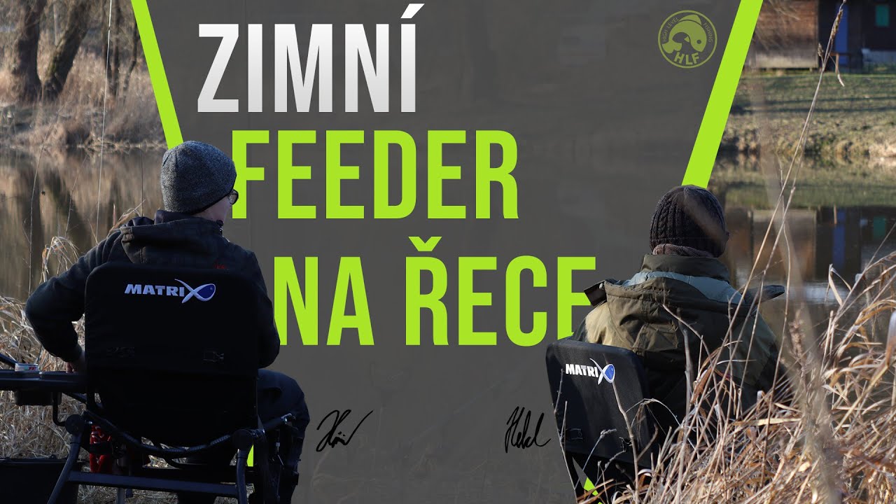 Zimní feeder na řece