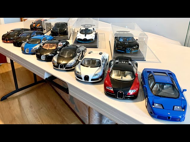FULL BUGATTI 1:18 Scale MODEL CAR Collection! - YouTube