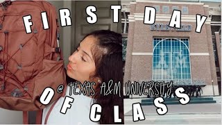 FIRST DAY OF SOPHOMORE YEAR @ TEXAS A&M UNIVERSITY!! (grwm, planning, class + more!!)
