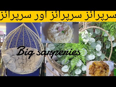 Aj hum ne ki shopping [or banai baryani]or big surprise(@Eat Village