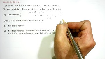 Edexcel C2 2014R Q2 Sequences - GP