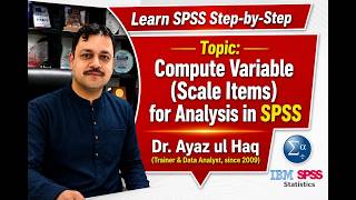 Compute variable (Transform items) for analysis in SPSS v-7 Urdu