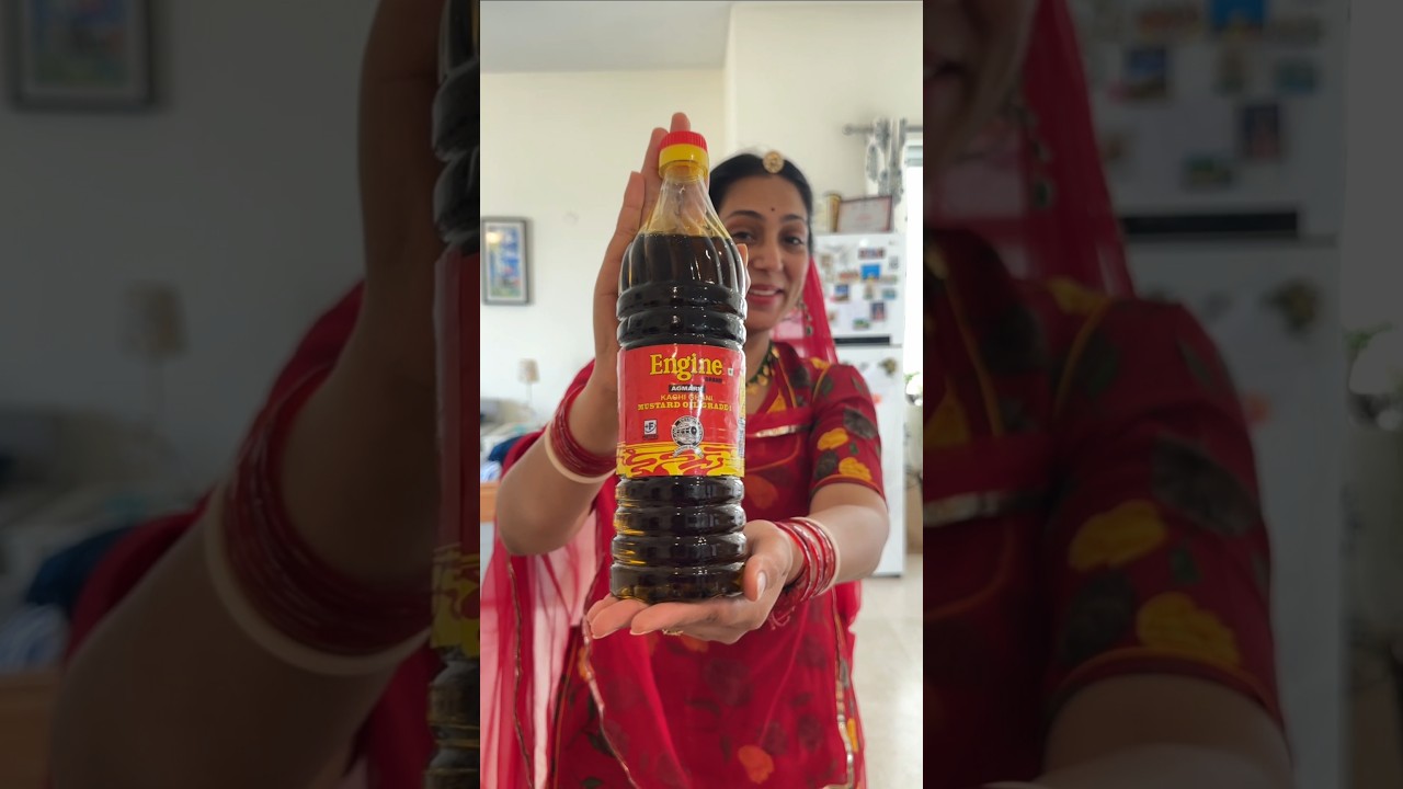 Engine mustard oil ki Seeti per pure india ka #manndol #mustardoil #enginebrandmustardoil