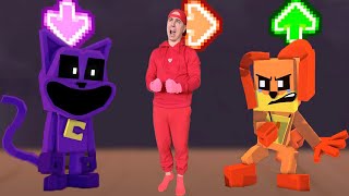 FNF Character Test | Gameplay VS Minecraft Animation | VS Catnap + All Smiling Critters In Real Life