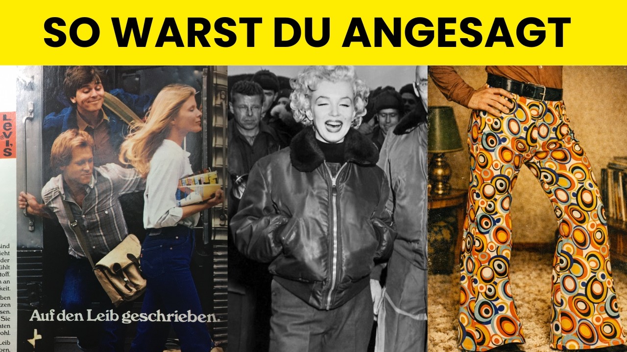 Kleidungsstücke aus den 1970er Jahren, die entschieden ob du COOL oder ARM warst