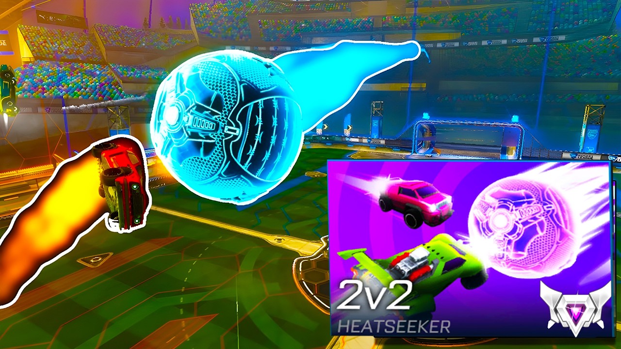 Heatseeker побеждает в парных матчах в рейтинговых играх! (Rocket League Heatseeker)