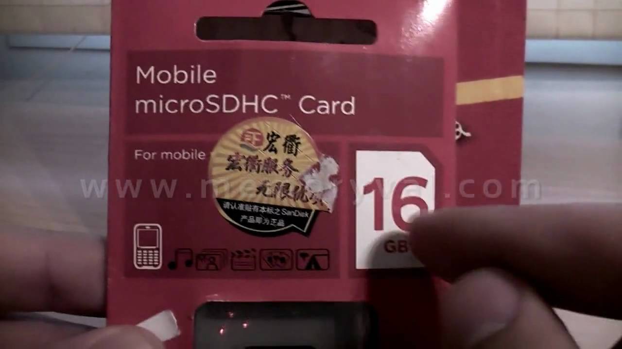 Tarjetas microSD Sandisk falsas en eBay - Parte 1