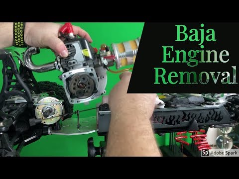 How To: Step By Step Engine Removal From Your Baja HPI, King Motor, Rovan.