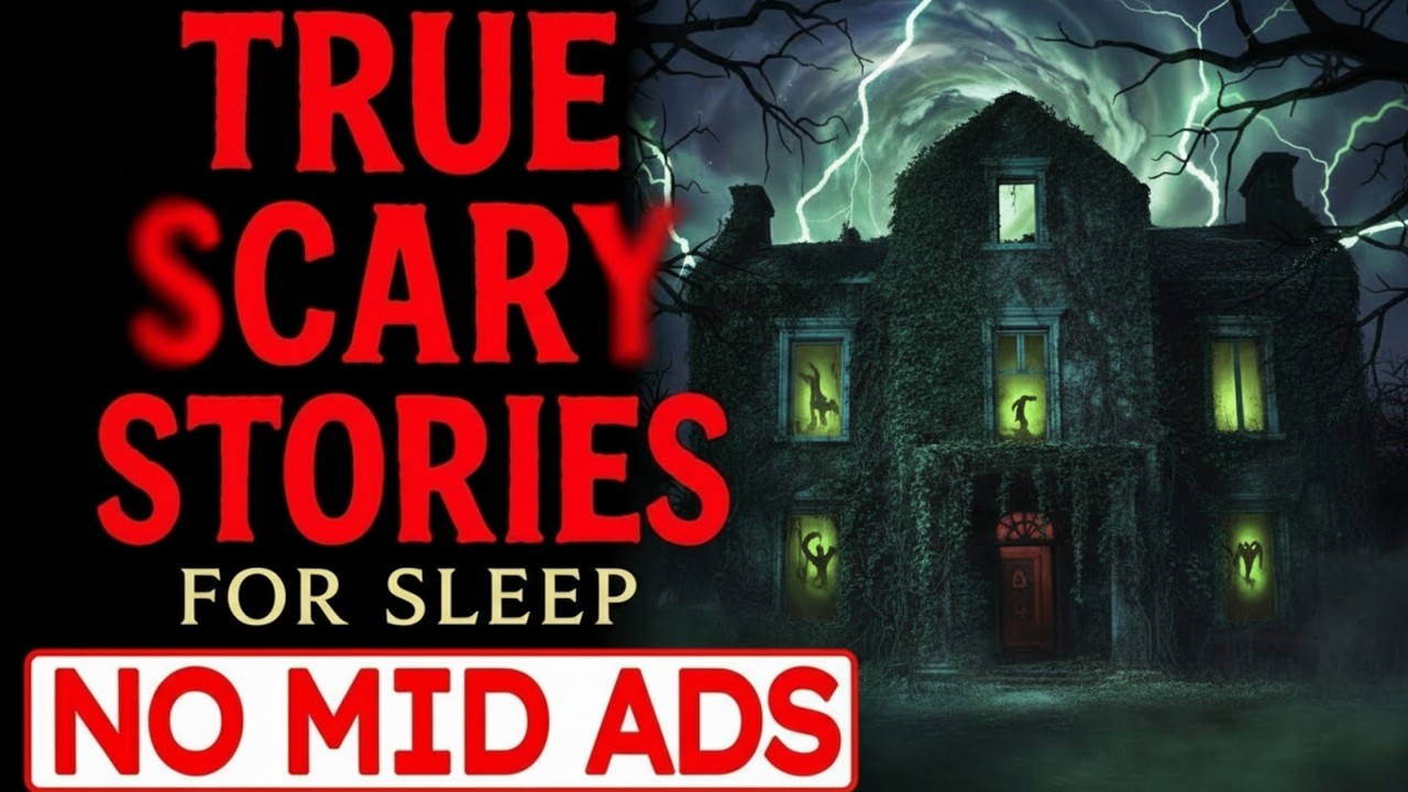 NO ADS 🛑 2 HOURS of TRUE Scary Stories for Sleep | Gentle Rain Sounds | Black Screen | Vol 00