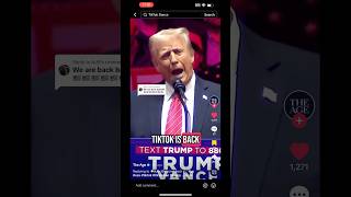 Yall remember? #bannedtiktok #banned #tiktokbanned #welcomeback #viralvideo #trump