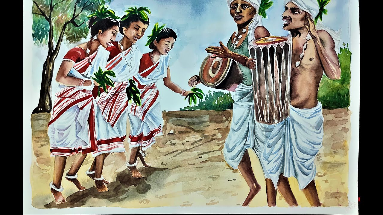 Discover more than 143 jharkhand culture drawing super hot seven.edu.vn