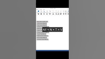#shorts |🔥Convert Row Data in MS Word Table🔥#word #wordtutorials