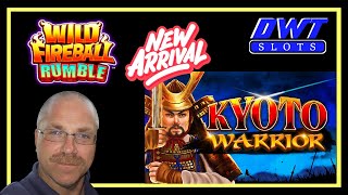 💥NEW SLOTS 💥Kyoto Warrior by Ainsworth & WILD FIREBALL RUMBLE by Aristocrat