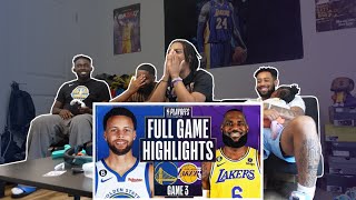 #WARRIORS  at  #LAKERS | FULL GAME 3 HIGHLIGHTS | REACTION