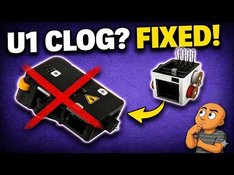 Snapmaker U1 Toolhead Extruder Clog? How to Fix a Blockage