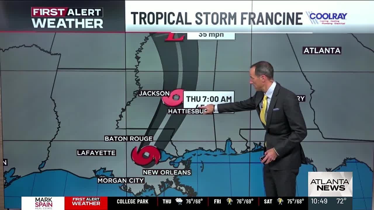 First Alert Forecast: Windy with showers on Thursday - YouTube
