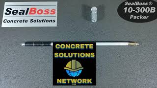 Grout Injection Packer SealBoss Super Long Brass 10-300B | 3/8 x 10 | 10mm x 300 mm Triple Rubber