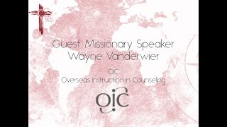 6.4.17 Guest Speaker- Wayne Vanderweir