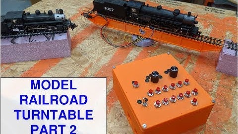 Arduino Model Railroad Turntable Part 2