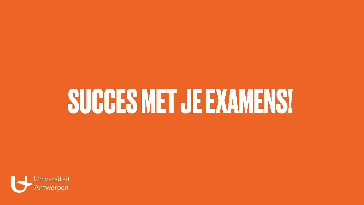 Succes met je examens! - YouTube