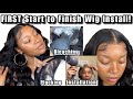 My FIRST Start to Finish Wig Install! Knot Bleaching, Plucking, Installation | 13x6 Lace Front Wig